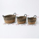 Straw Basket Set 3 Pcs
